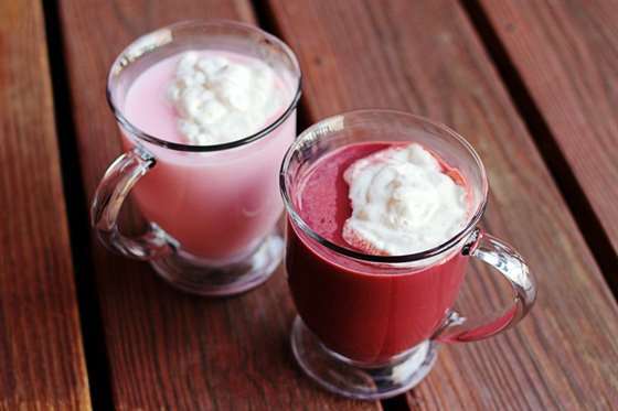 Pink Red Velvet Hot Chocolate - Công thức ngày lễ tình nhân