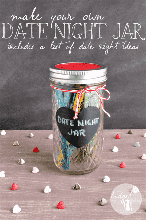 Date Night Jar - Đồ thủ công ngày lễ tình nhân