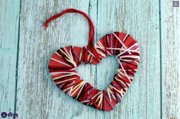 Sợi bọc giấy trái tim đồ trang trí valentine 