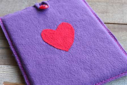 Hộp đựng iPad trái tim - Quà tặng tự làm cho ngày lễ tình nhân