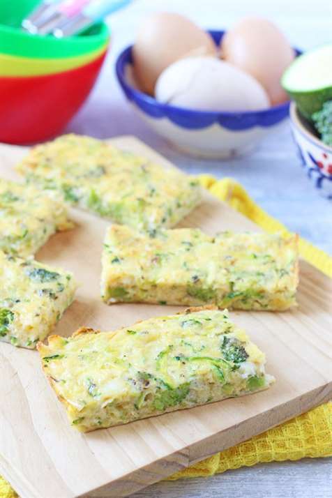 20 viên frittata phô mai brocolli