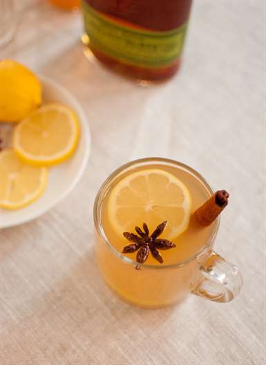 Rượu táo nóng toddy