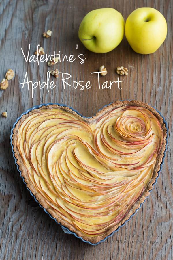 Apple Rose Tart - Món tráng miệng dành cho lễ tình nhân