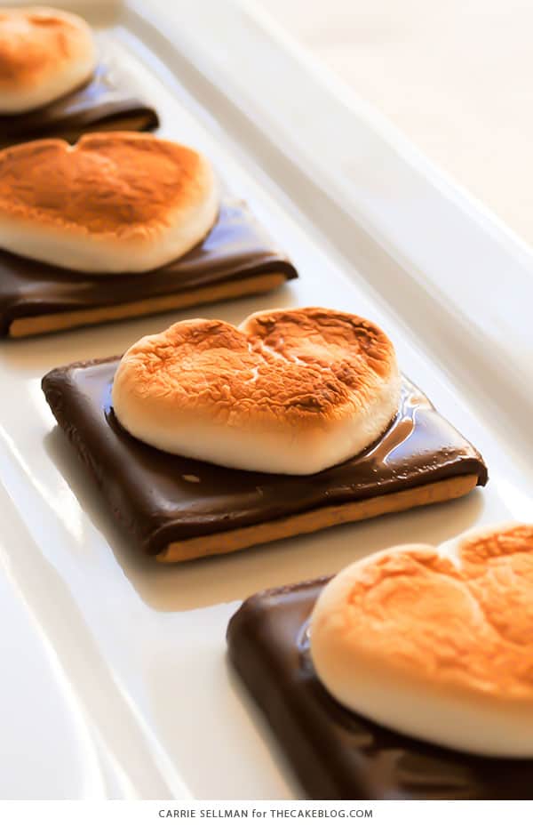 Heart S'more Cookies - Món quà ăn được cho ngày lễ tình nhân