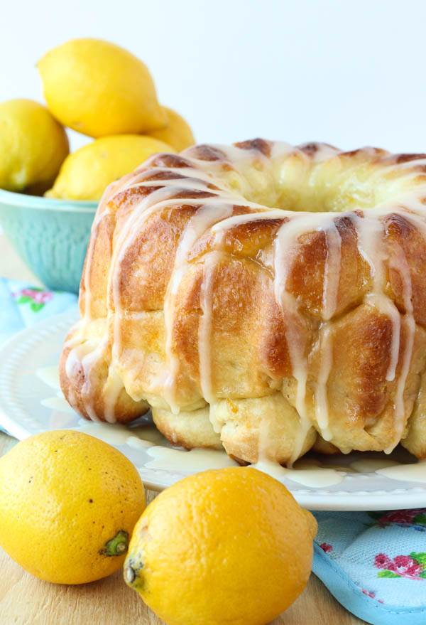 Lemon Monkey bread www thereciperebel com 5