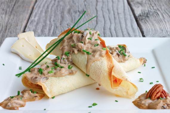 Công thức bánh crepe mặn