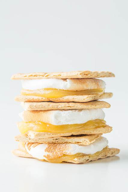 Lemon meringue s'mores