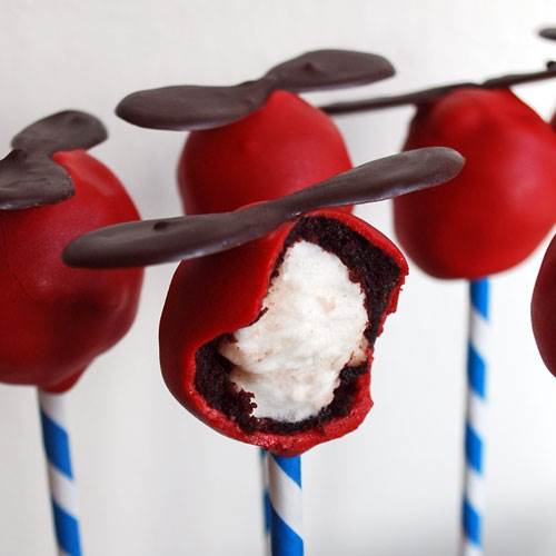 Propellor marshmallow cakepops