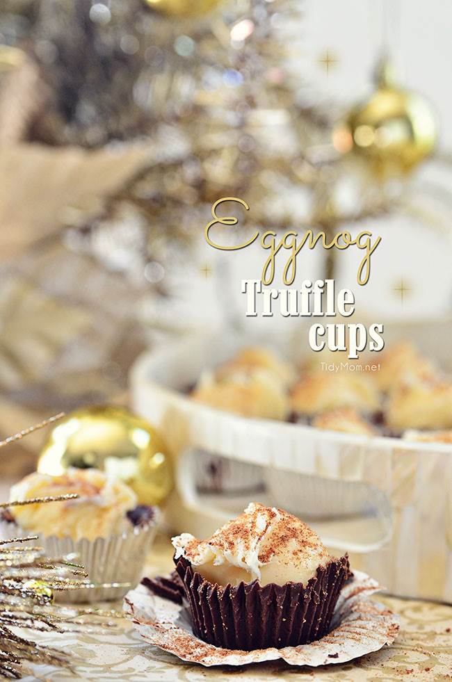 Công thức Easy Eggnog Truffle Cups tại TidyMom.net