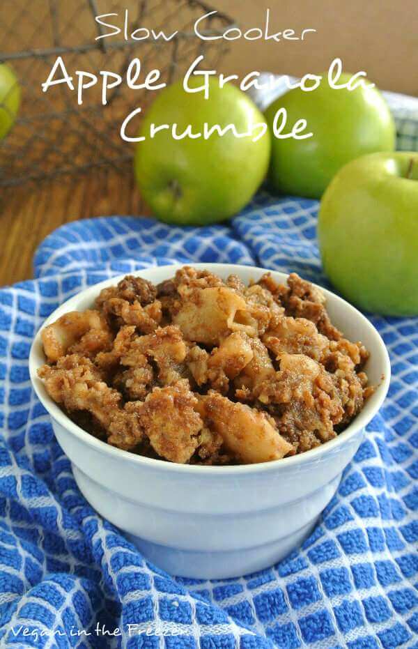 Nồi nấu chậm-Apple-Granola-Crumble