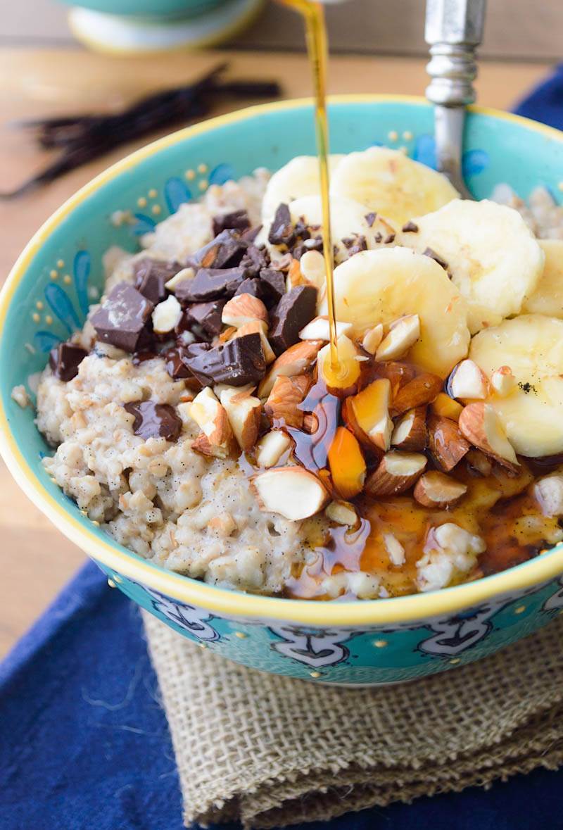 Vanilla Bean Crockpot Oatmeal