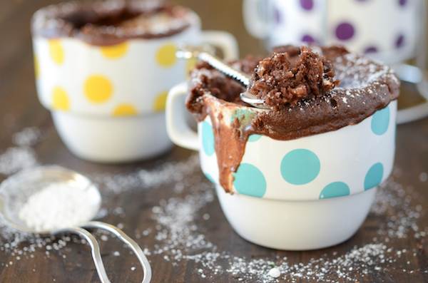 Chocolate Peanut Butter Mug Cake