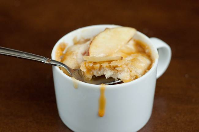 Caramel Apple Mug Cake