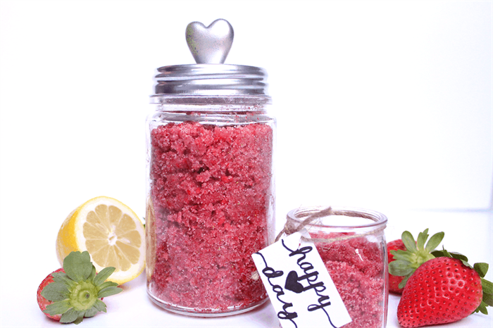 Strawberry & Lemon Scrub - Quà tặng ngày lễ tình nhân cho bạn gái