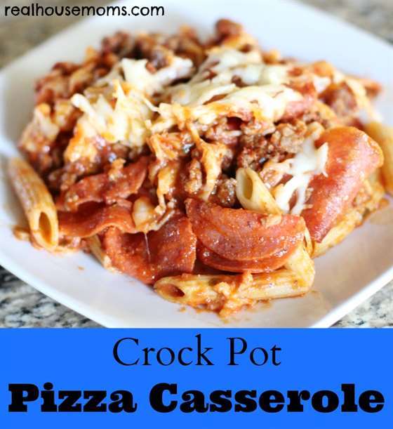 Crock pot pizza thịt hầm