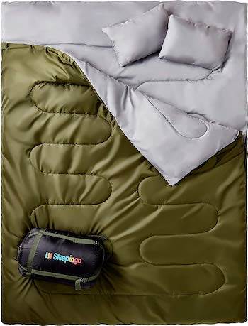 Túi ngủ đôi Sleepingo để du lịch ba lô