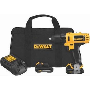 Dewalt dcd710s2 12 volt max 3:8 inch drill driver kit