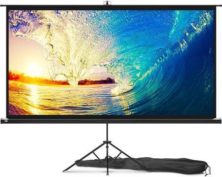 Màn hình máy chiếu Propvue có chân đế 100 inch trong nhà và ngoài trời