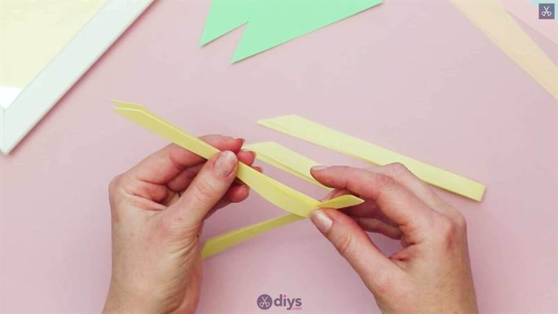 Tự làm nghệ thuật gấp giấy origami bước 3a