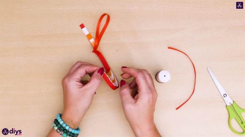 Diy ribbon trái tim bước 6l