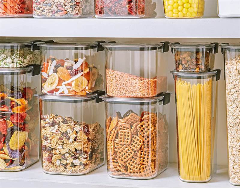 Rubbermaid brilliance Best Pantry Organization Containers