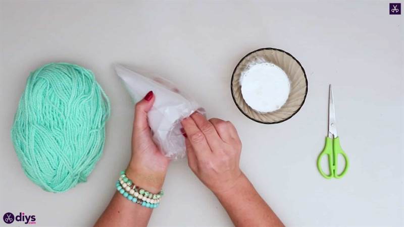Dây nghệ thuật cây thông giáng sinh hình nón túi nhựa