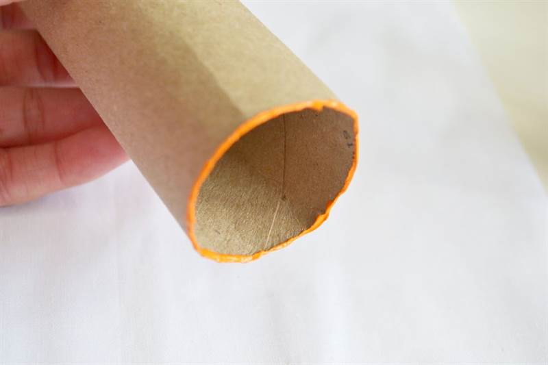 Vòng tròn đóng dấu khăn ăn quy trình ống giấy vệ sinh để sơn