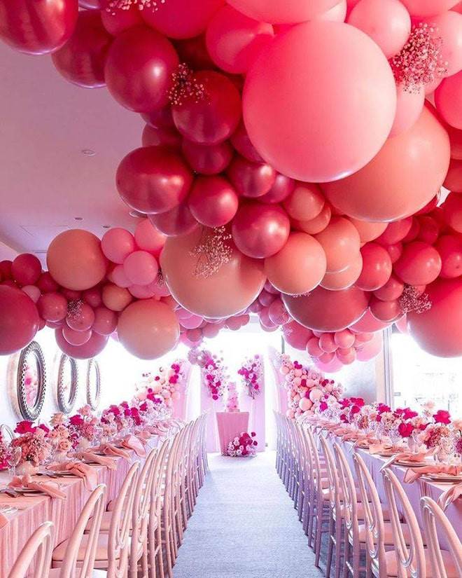 ý tưởng trang trí bong bóng cho đám cưới