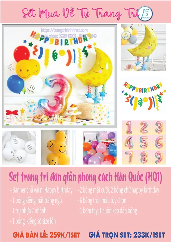 set trang tri don gian kieu Han HQ1 1