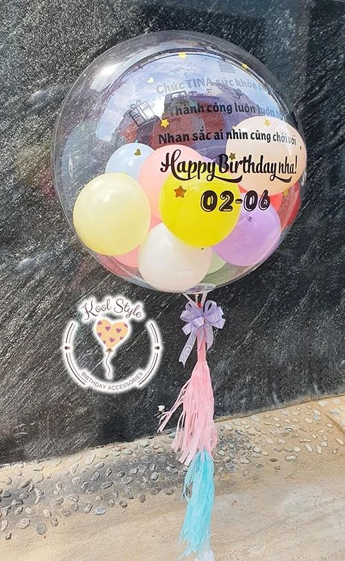 tru bong sinh nhat mau pastel