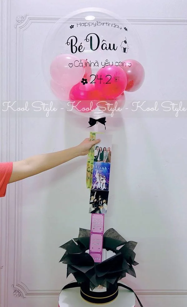 bong bay sinh nhat black pink bong bay sinh nhat black pink