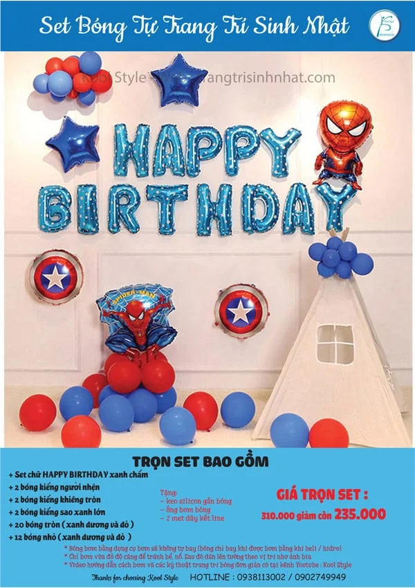 chi tiet set bong sinh nhat cho be thich nguoi nhen spiderman chi tiet set bong sinh nhat cho be thich nguoi nhen spiderman