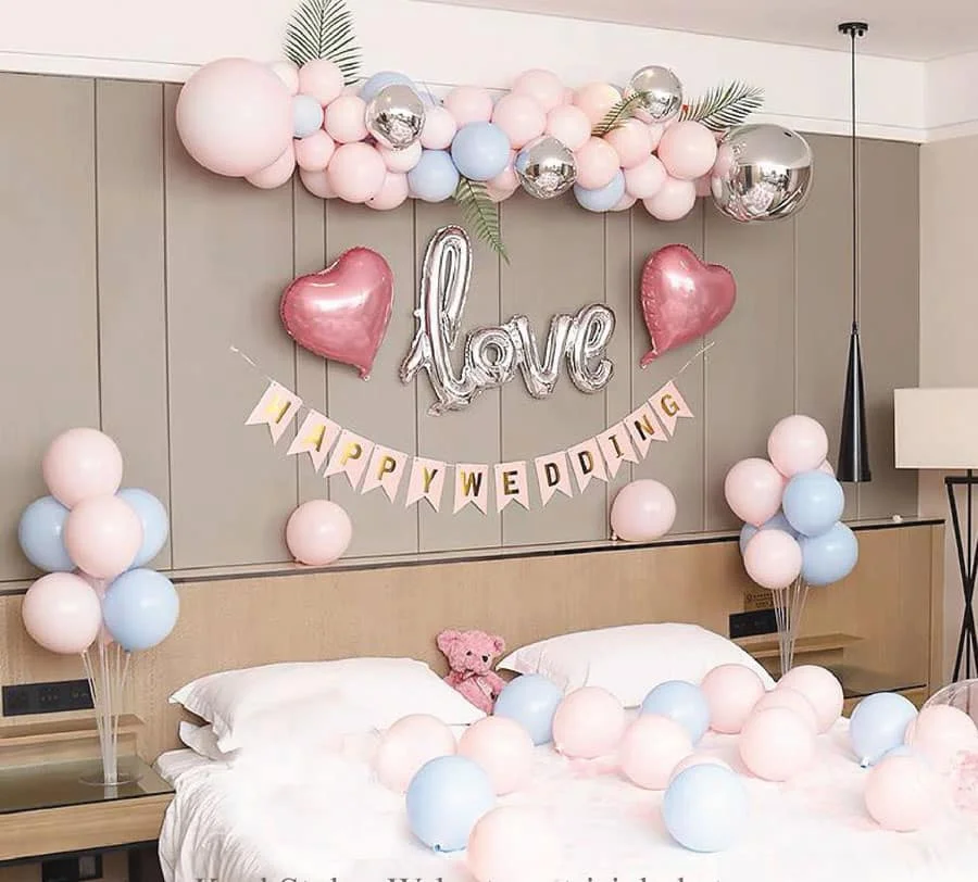set bong trang tri phong cuoi dep happy weddig set bong trang tri phong cuoi dep happy weddig