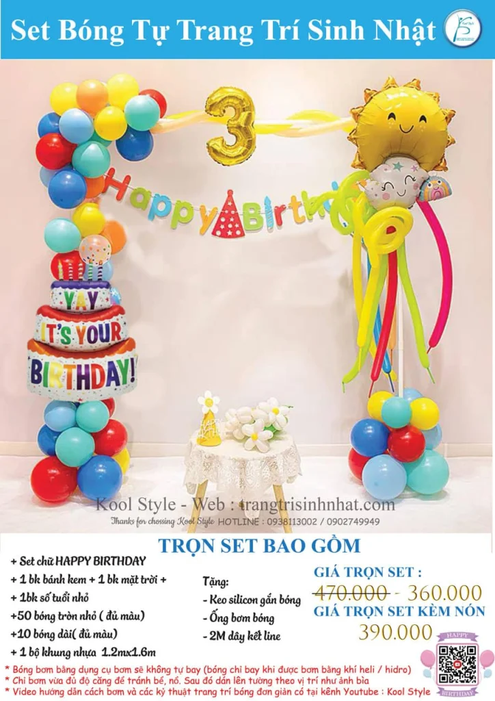 set trang tri sinh nhat be tien loi voi khung nhua set trang tri sinh nhat be tien loi voi khung nhua