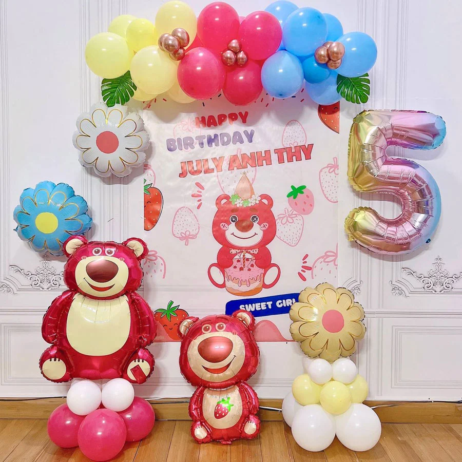 set bong sinh nhat chu de gau dau lotso