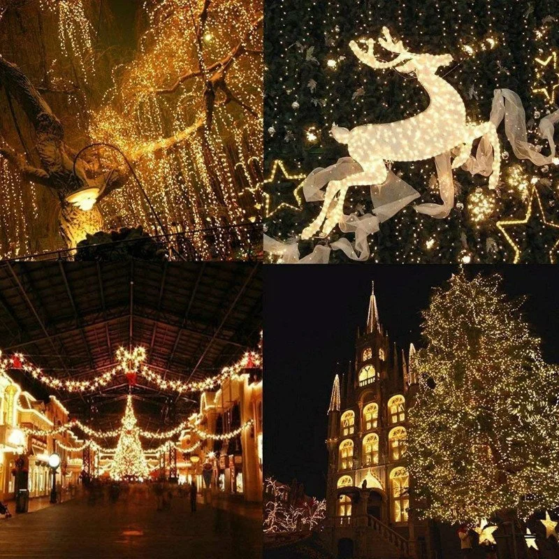 Dây đèn Led ánh vàng 