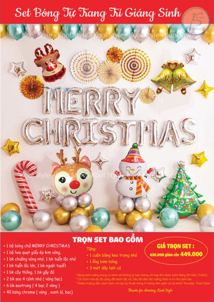 Set trang tri noel 12 Set trang tri noel 12