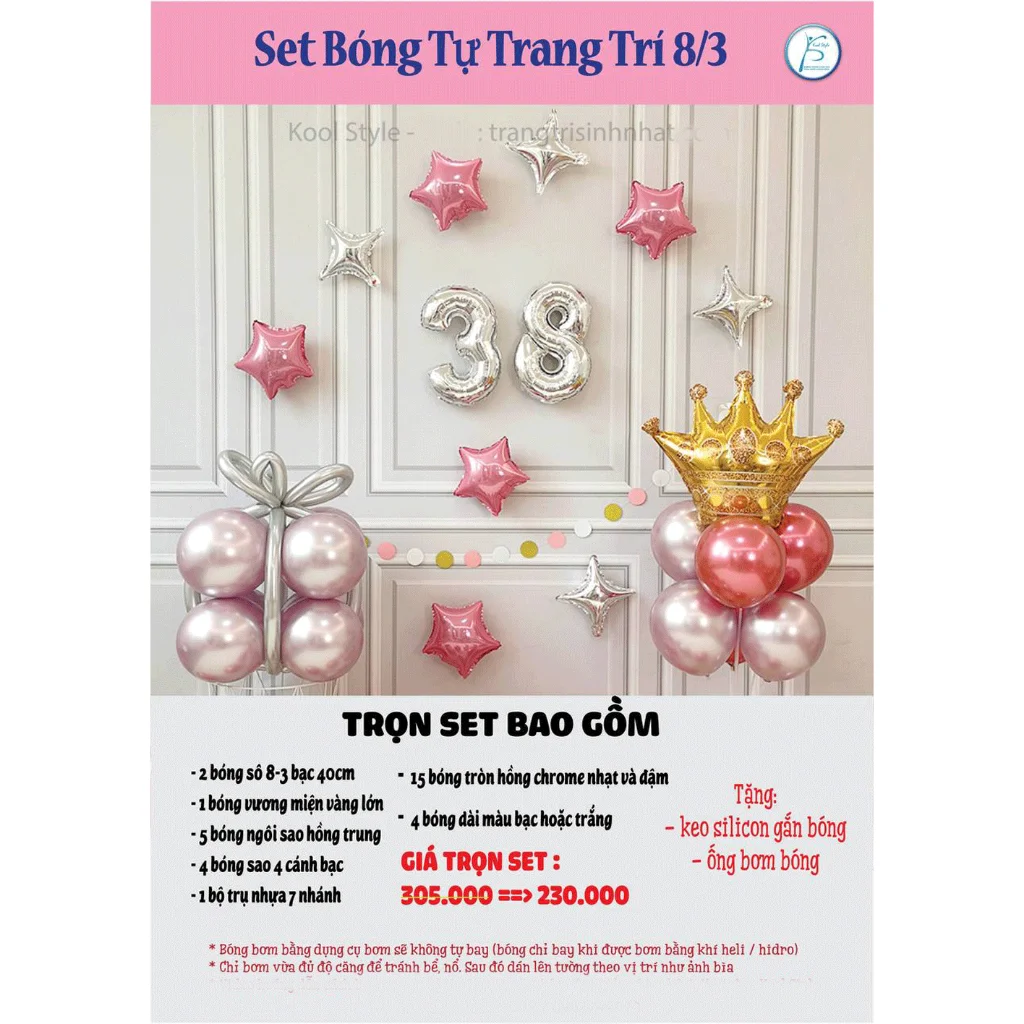 images-upload-woo2F37ad6a30d4ded740a6872762aa5430f3.jpg Set Trang Trí Happy Women's Day 8/3, 20/10 - Kool Style - Trang Trí Sinh Nhật Kool Style