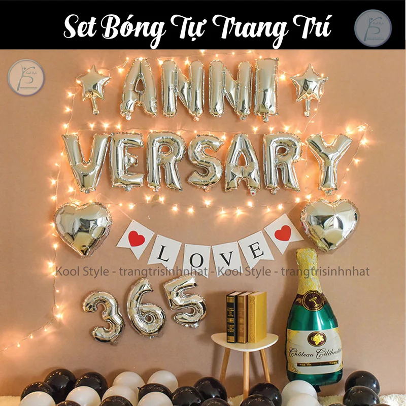 set-trang-tri-le-ky-niem-tone-trang-den set trang tri le ky niem tone trang den