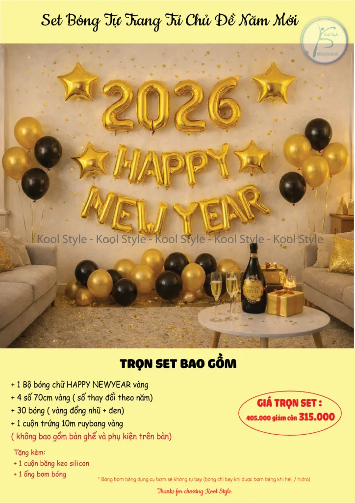 trang tri nam moi happynewyear voi bong bong trang tri nam moi happynewyear voi bong bong